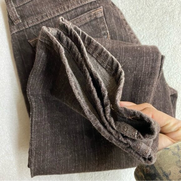 Wrangler Q Baby Brown Mid Rise Straight Leg Jeans 4 - Picture 8 of 15